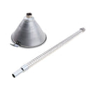Car Truck Auto Metal Flexible Spout Filter Gas Oil Water Fuel Funnel Tools