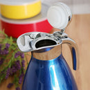 2L Double Wall Stainless Steel Coffee Pot Vacuum Insulation Jug Kettle Blue
