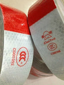 10pcs 30cm PREMIUM Reflective Red and White Conspicuity Tape DOT-C2