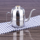 Pour Over Drip Kettle Pot with Gooseneck Spout for Oil Vinegar Sauce 18oz