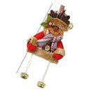 Christmas Cartoon Pendant Checked Cloth Bell Pendant Kids Gift (Elk)