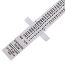 6" Stainless Steel Pocket Rule Handy Ruler with inch 1/32â€ mm/metric Graduatio_