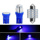 13x Blue Car LED Lights Interior Package Kit for Dome License Plate Lamp BuS Ew