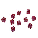 Acrylic D6 Polyhedral Game Dice for TRPG Dungeons & Dragons Club Party Game