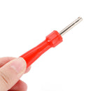 1Set Valve Core Removal Tool Screw Driver Tire Repair Wrench with 5 Valve Cor ly