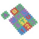 Mini-Sized Educational Colorful Foam Alphabet & Number Interlocking Puzzle  Q4J7