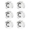 Pack of 6 Strong Kayak D-Ring Attachment Pad Patch for PVC Inflatable Boat Raft