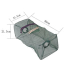 Foldable Fishing Bait Trap Crab Fish Minnow Cast Dip Net Crawdad Shrimp Chi G1I8