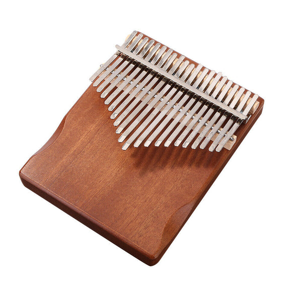 21 Key Kalimba Musical Instrument Mahogany Wood Thumb Finger Piano (Coffee) A#S