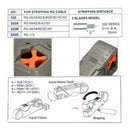 Automatic Stripping Pliers Wire Rotary Coaxial Cable Stripper Hand Crimpin OFQ