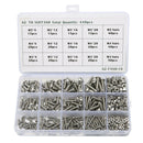 440pcs DIY Tool Stainless Steel Assortment Bolts Nuts Set Button Head