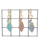 3pcs Full Special Shaped Diamond Painting DIY Peacock Keychain Bag Pendant