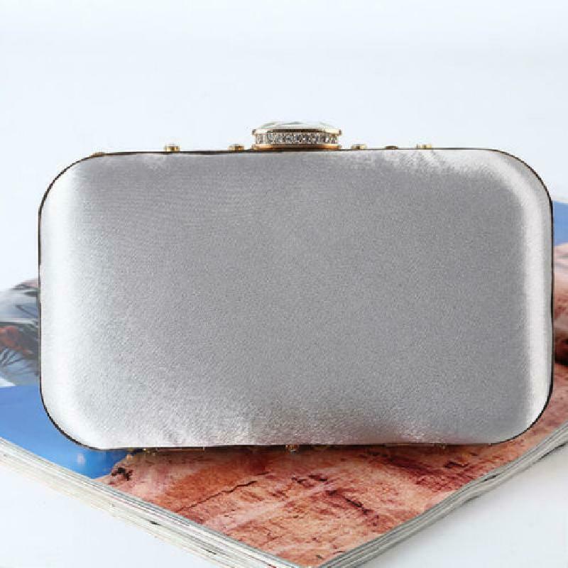 Women Retro Evening Shoulder Bag Bridal Clutch Party Prom Wedding Handbag Beaded
