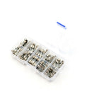 100pcs glass Fuse 5mm x 20mm Slow Blow T 1A -20A 250V    MO