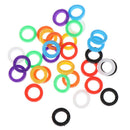 32X Bright Colors Hollow Silicone Key Cap Covers Topper Keyring GifME