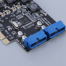 New USB 3.0 PCIE Card - USB Internal Header Expansion Card with 15 Pin SATA
