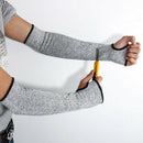 1pcs Gray Arm Protection Sleeve Anti-Cut Glove for Gardening Mining Forestry