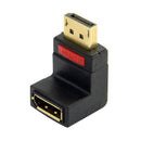 90 Degree Up Angled DP DisplayPort Male to Female Extension Adapter