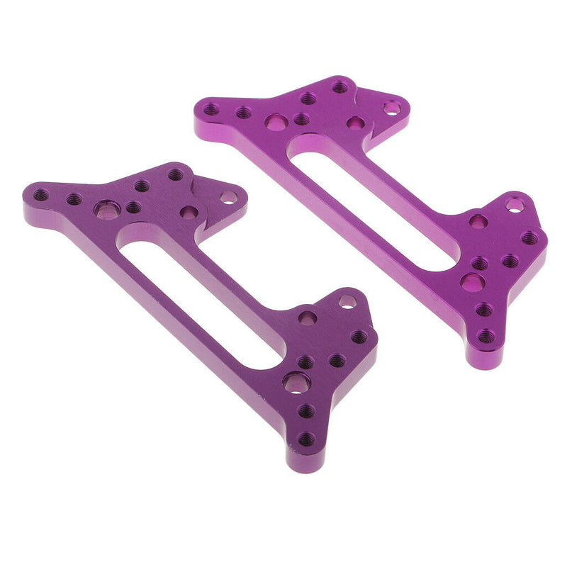 RC Car Truck Rear Shock Absorber Tower Purple for 1/10 HSP 94122 94123 2Pcs