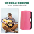 Rhythm Ring Sand Shaker Guitar Ukulele Maraca Wear on Finger Musical Cabasa A
