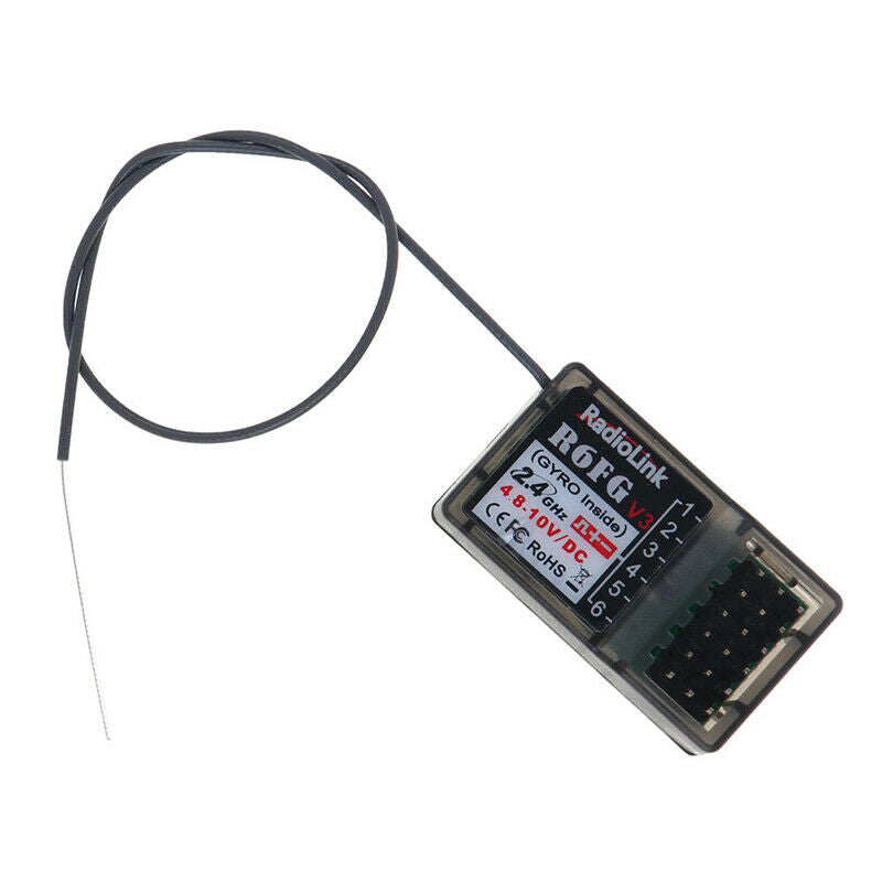 2.4GHz 4CH R6fg Receiver gyro inside for Radiolink RC4gS/R6FG TransmitterJR