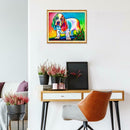 5D DIY Full Drill Diamond Painting Dog Cross Stitch Embroidery Mosaic Kit