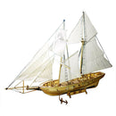 Handmade DIY Building Kits Boats Wood Sailboat Sailing Ship Puzzles Toys