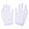 1 Pair Hiphop Performance White Gloves Cotton Magician Costume Party Halloween ï¼