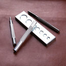 11x Snap Rivet Fastener Buttons Tool Kit for Leather Crafts Hand Punch Set Craft