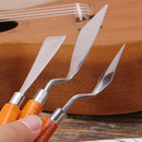 Stainless Steel Painting Scraper Set Art Tools Sculpt Mixed School Reusable