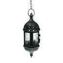 Moroccan Hanging Candle Lanterns Candlestick Decor Home, Wedding, Cafe, Black