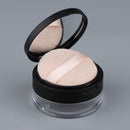 Empty Loose Powder Jar Puff Box Cosmetic Container Case with Sifter Mirror