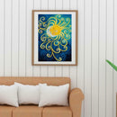 5D DIY Full Drill Diamond Painting Sun and Moon Embroidery Mosaic Craft Kit