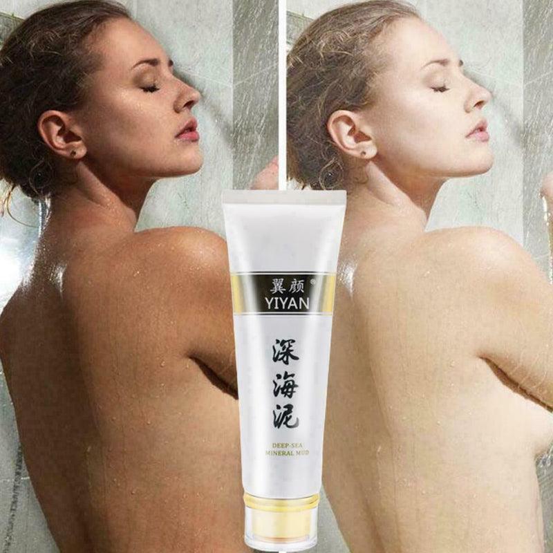 Body deep sea mud whitening moisturizing body luster For body cleanser care E7Y9