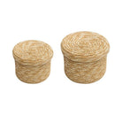 Wheat Straw Woven Storage Basket Storage Basket Innovative Basket Rustic Na