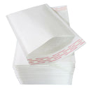 50 Pieces Bubble Padded Envelopes Self Seal Mailers Bags White 12x18cm