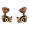4pcs/set Acoustic Folk Guitar Tuning Peg Tuner Machine Head with Wood Button