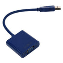 HOT USB 3.0 to VGA Display External Video Graphic Cable Cord Adapter for Wi