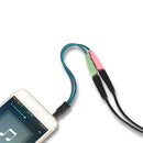 3.5mm Female to Male 2 to 1 Y Splitter Cable Adapter for Smartphone Laptop