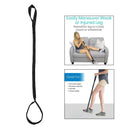 Leg Lifter Strap, 44" Leg Strap with Webbed Loops for Hand & Foot, Easy to Use