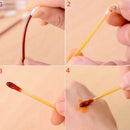 100PC Disposable Medical Iodine Cotton Stick Swab Disinfected Emergency Too-MO