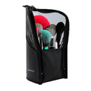 Zipper Black Travel Makeup Brush Bag Empty Organizer Pouch Pocket Holder Kit OZ