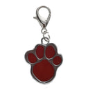 Cute Stainless Steel Foot Print Engraved Puppy Pet Dog Cat ID Name Tags X1F1