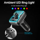 Bluetooth FM Transmitter for Car,Wireless FM Transmitter Radio Receiver Ada