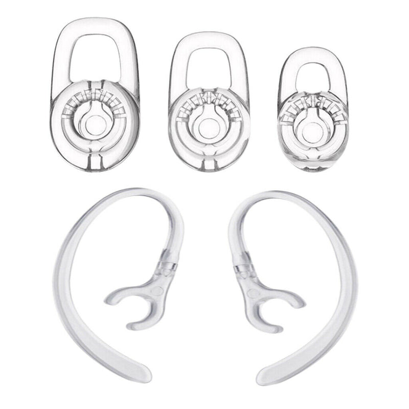 20x Silicone Earbuds Ear Hooks Tips for Plantronics M90 M180 M925 M166 M50