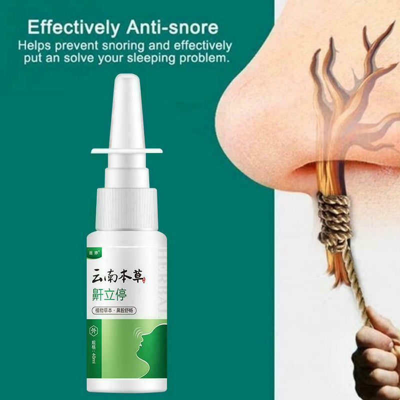 Snore Solutions ZhongJian Snoring Stop Relief Apne Sleep Nostril Spray J4Y2