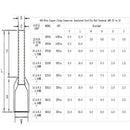 400 Wire Copper Crimp Connector Insulated Cord Pin End Terminal Kit AWG 22 to 10