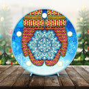 DIY Special Shape Diamond Painting Xmas Gloves Light Embroidery Home Decor