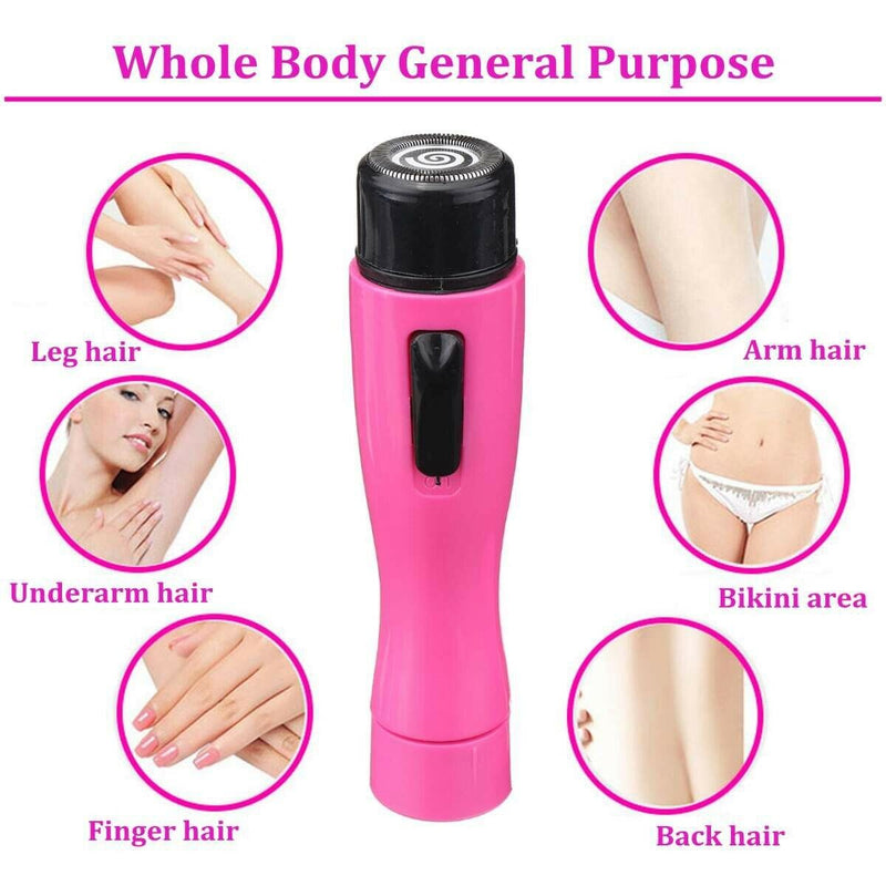 Painless Hair Removal Body Face Facial Hair Remover Epilator Women Xmas E5N2