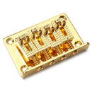 Durable Cigar Box Guitar Saddle Bridge Tailpiece Hardtail, Brass Saddle, Golden